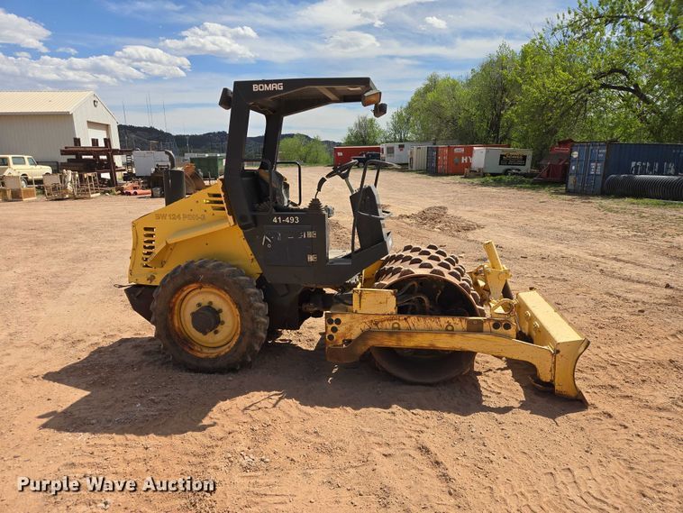 image for item EB1457 2007 Bomag BW124PDH-3 single drum vibratory roller