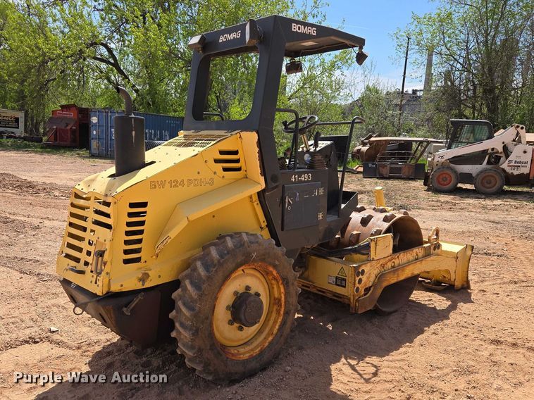 image for item EB1457 2007 Bomag BW124PDH-3 single drum vibratory roller