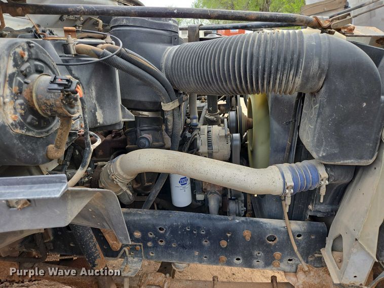 image for item EB1459 1998 Ford F800 dump flatbed truck