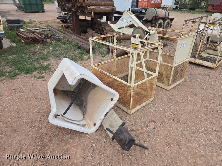 image for item EB1467 (2) aerial lift basket