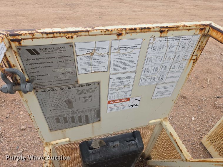 image for item EB1467 (2) aerial lift basket