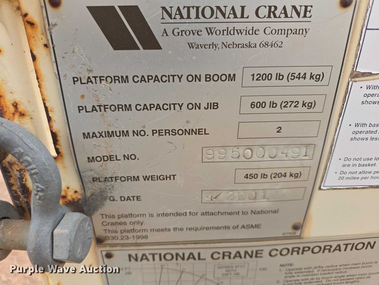 image for item EB1467 (2) aerial lift basket