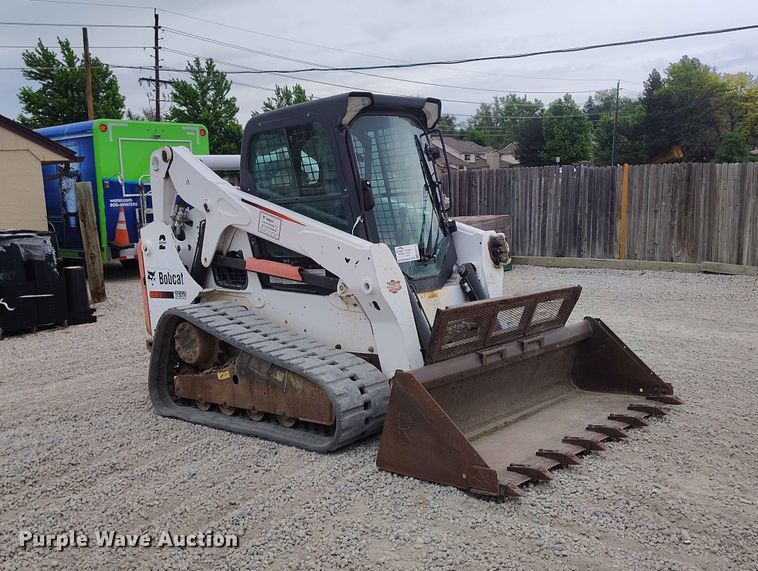image for item ED0131 2015 Bobcat T650 tracked skid steer loader
