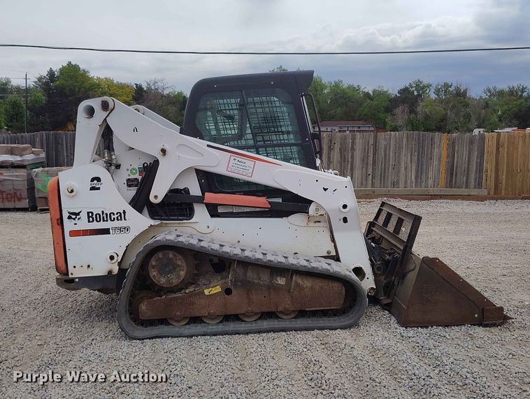 image for item ED0131 2015 Bobcat T650 tracked skid steer loader