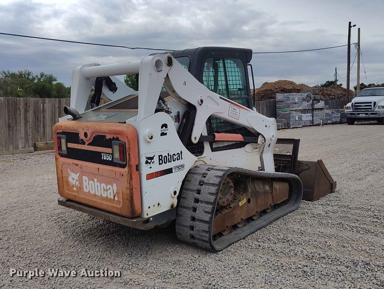 image for item ED0131 2015 Bobcat T650 tracked skid steer loader