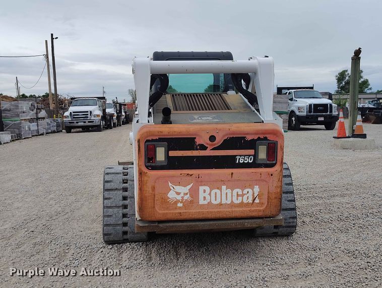 image for item ED0131 2015 Bobcat T650 tracked skid steer loader