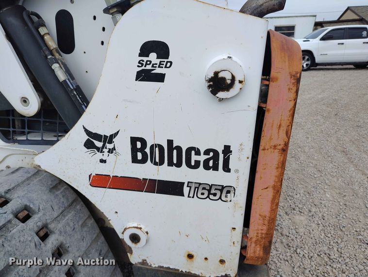 image for item ED0131 2015 Bobcat T650 tracked skid steer loader