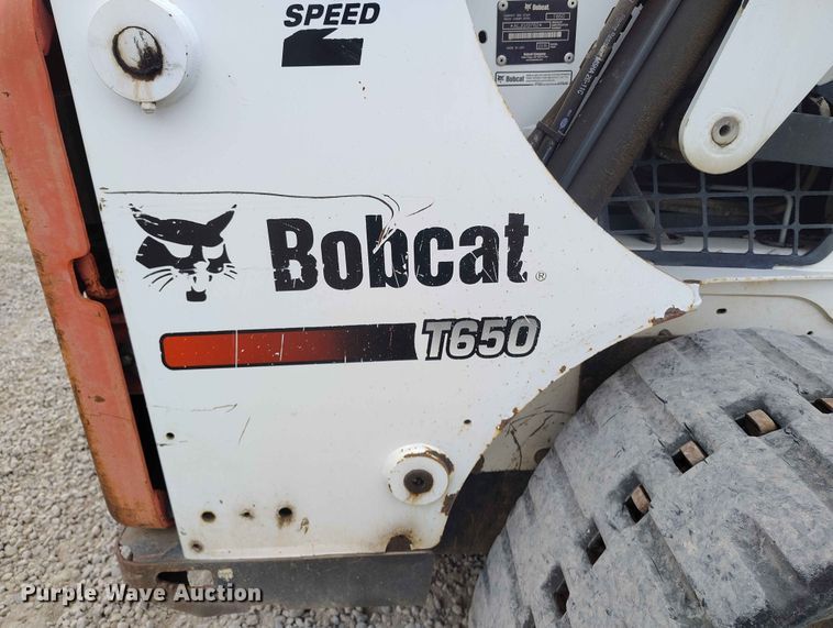 image for item ED0131 2015 Bobcat T650 tracked skid steer loader