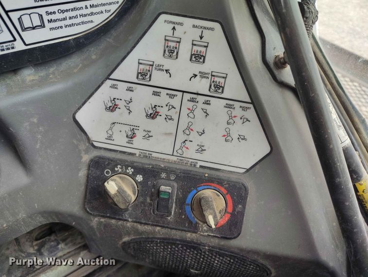 image for item ED0131 2015 Bobcat T650 tracked skid steer loader
