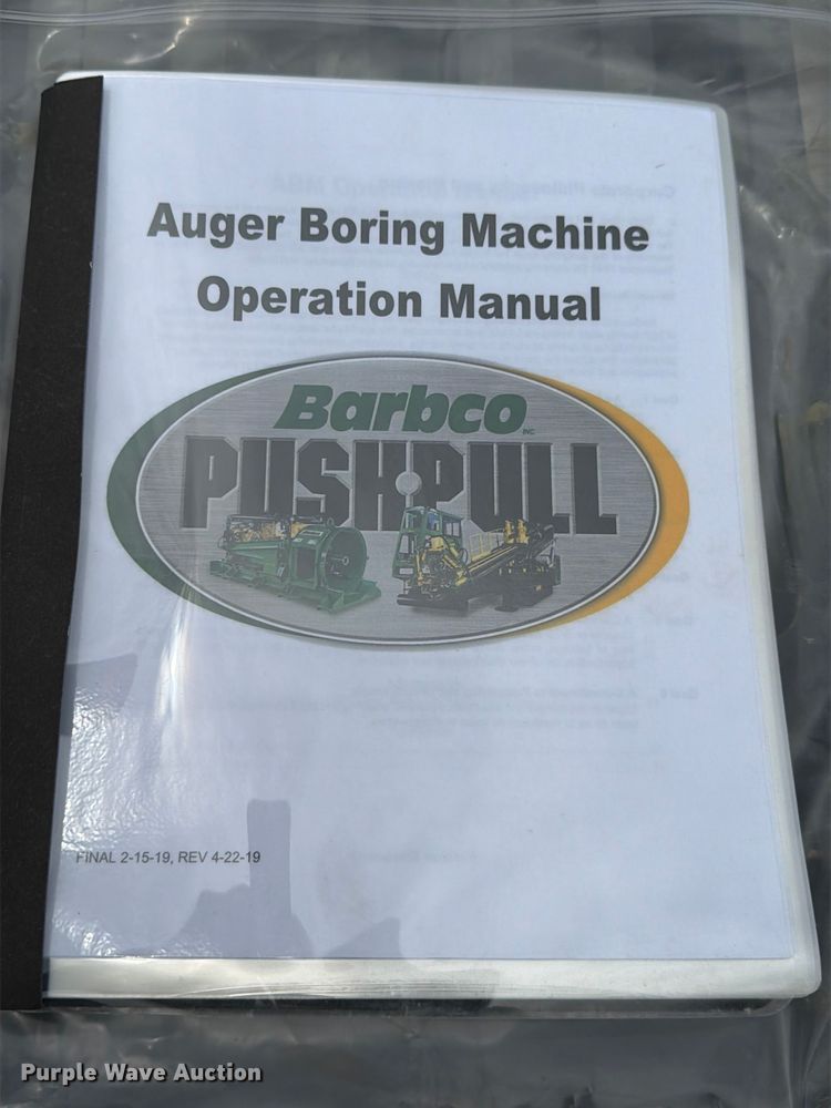image for item ED5241 2022 Barbco 36/48-650 horizontal boring unit