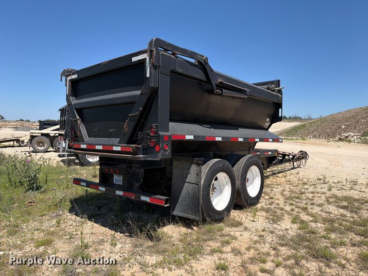 image for item ED5291 2003 CPS TSPD-33 end dump pup trailer