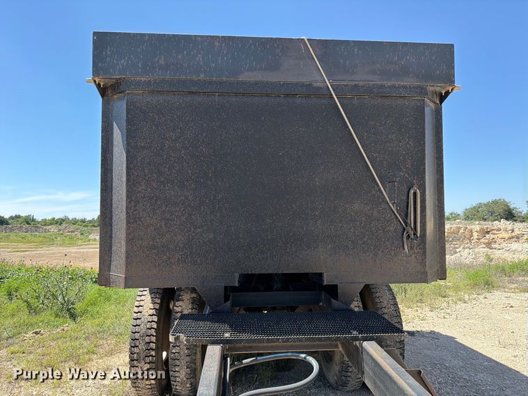 image for item ED5292 2005 Davis end dump pup trailer