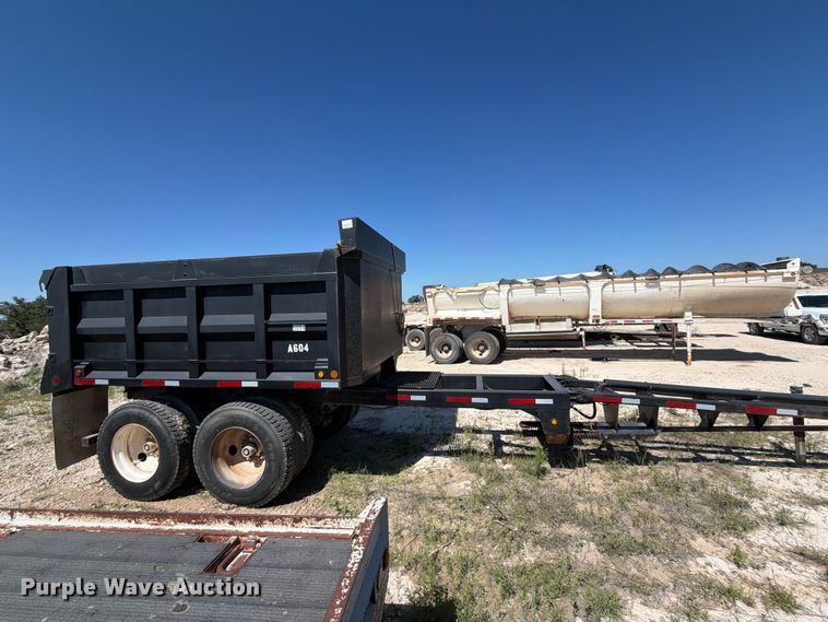 image for item ED5293 2005 Davis end dump pup trailer