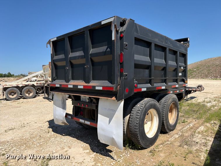 image for item ED5293 2005 Davis end dump pup trailer