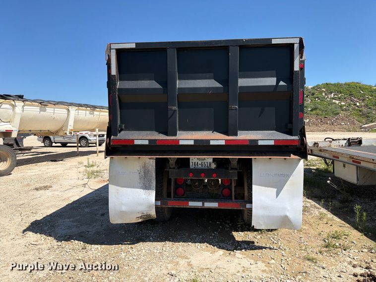 image for item ED5293 2005 Davis end dump pup trailer
