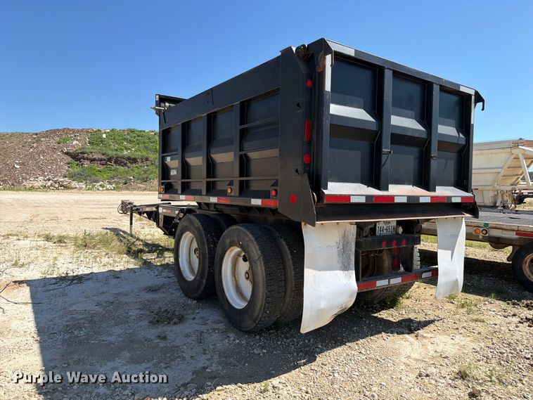 image for item ED5293 2005 Davis end dump pup trailer