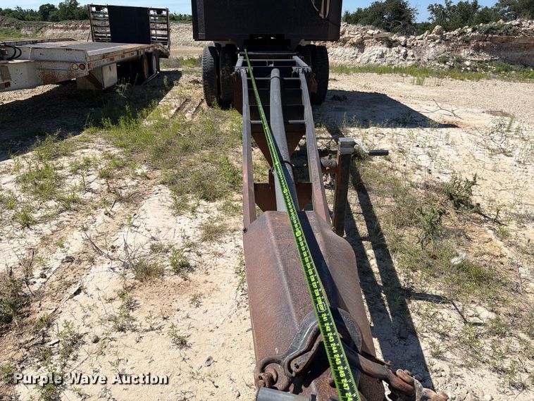image for item ED5293 2005 Davis end dump pup trailer