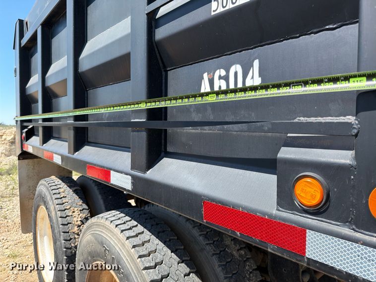 image for item ED5293 2005 Davis end dump pup trailer