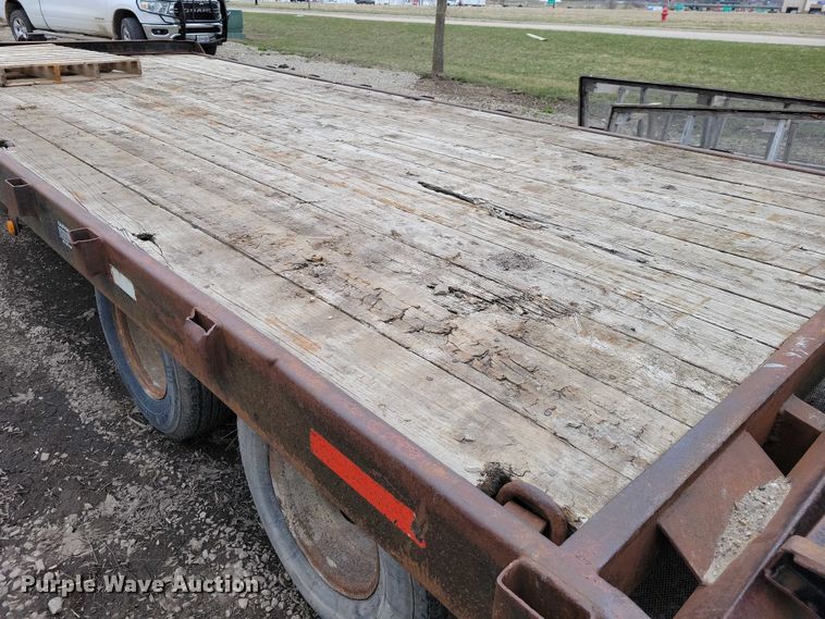 image for item EE0929 1989 Felling FT-20 equipment trailer