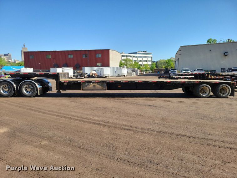 image for item EE1008 2000 Wabash drop deck equipment trailer