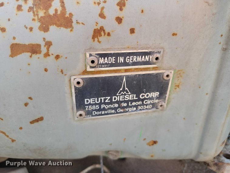 image for item EE1014 Duetz Diesel generator