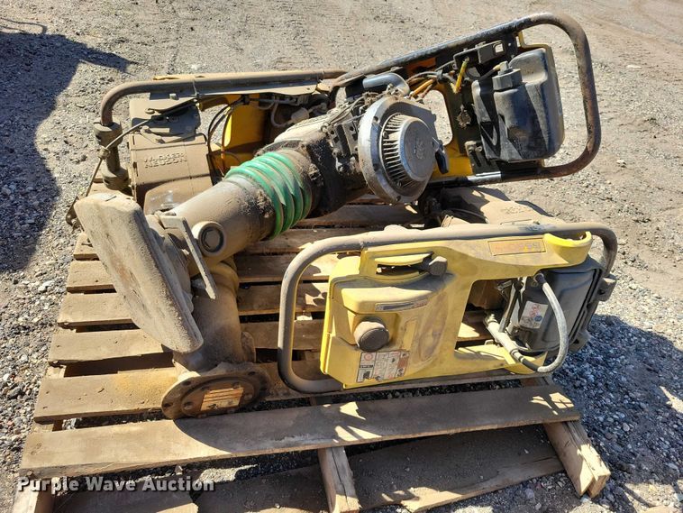 image for item EE1033 (3) Wacker Neuson plate compactors