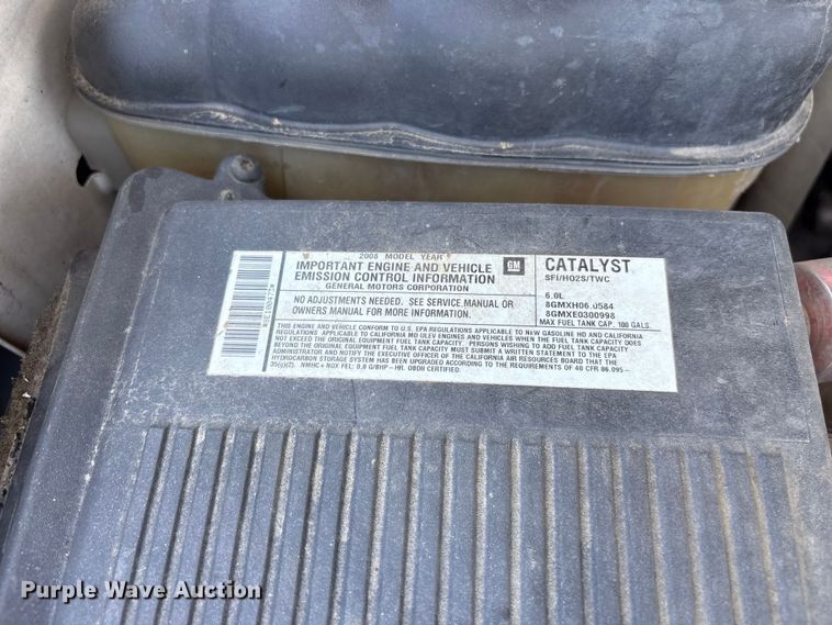 image for item EF1168 2008 Chevrolet Silverado 2500HD utility bed pickup truck