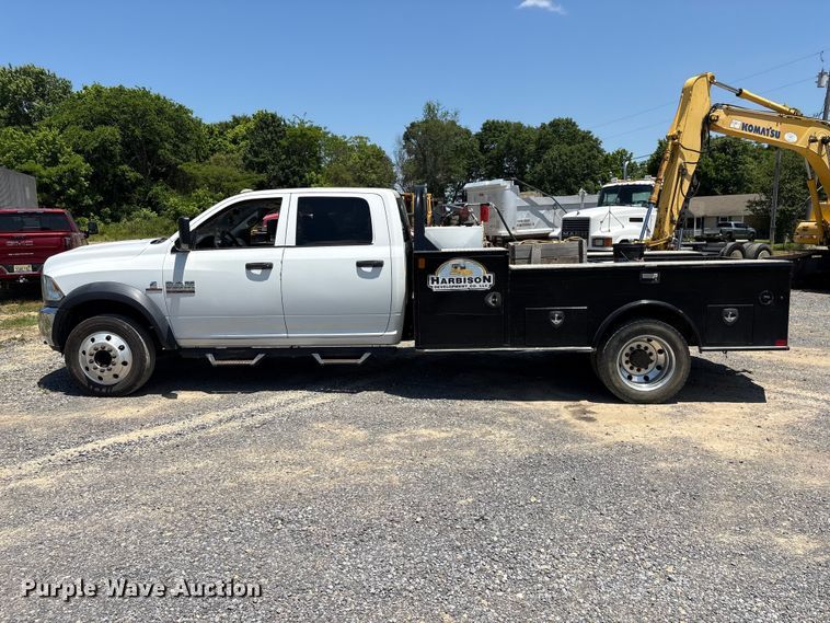 image for item EF1169 2017 RAM 5500 Crew Cab flatbed truck