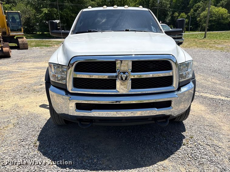 image for item EF1169 2017 RAM 5500 Crew Cab flatbed truck