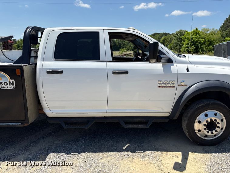 image for item EF1169 2017 RAM 5500 Crew Cab flatbed truck