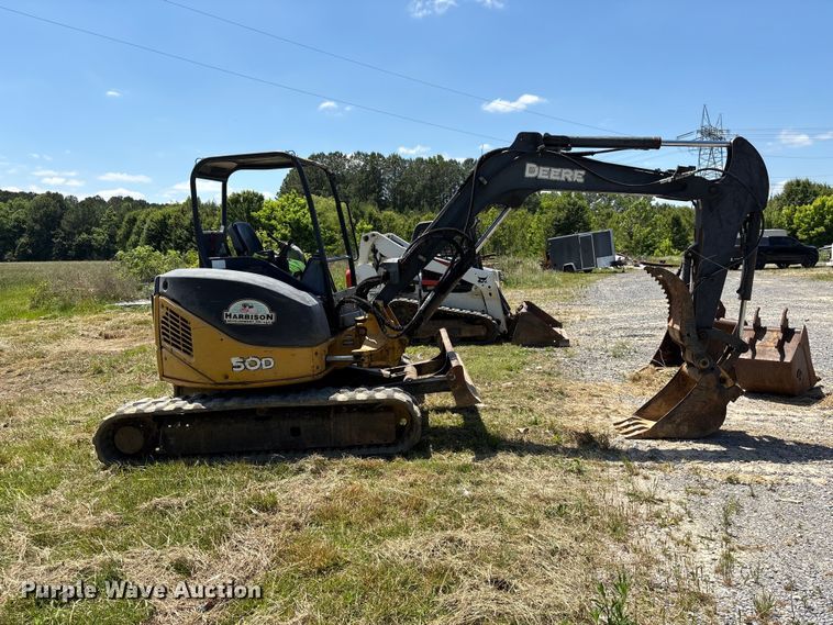 image for item EF1173 2008 John Deere 50D mini excavator
