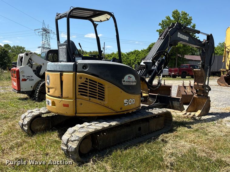 image for item EF1173 2008 John Deere 50D mini excavator