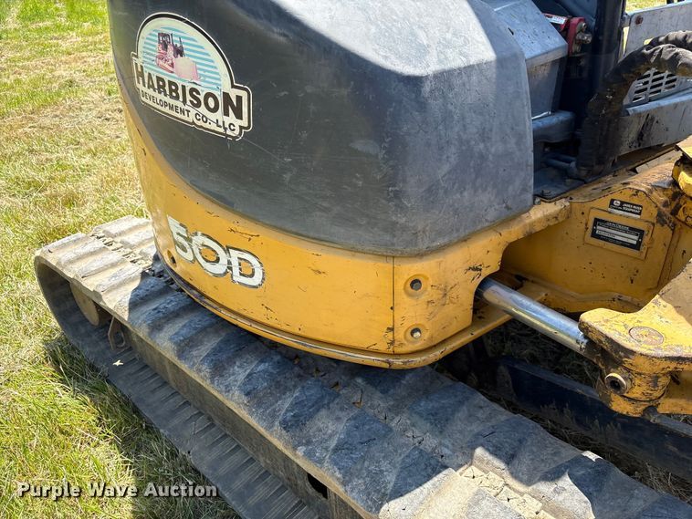 image for item EF1173 2008 John Deere 50D mini excavator