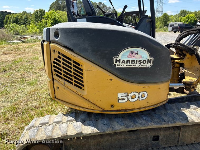 image for item EF1173 2008 John Deere 50D mini excavator