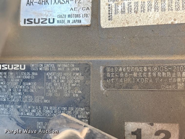 image for item EF1199 2021 Hitachi ZX210 LC-6 excavator