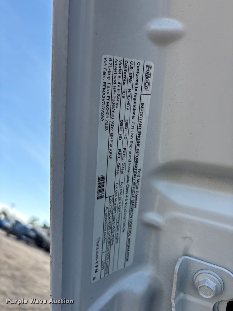 image for item EG1700 2014 Ford F550 Super Duty bucket truck