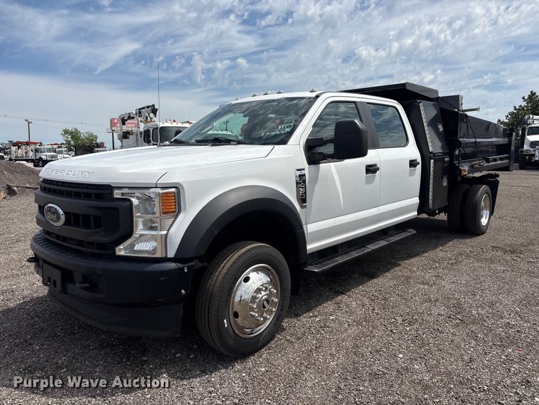 image for item EG9037 2020 Ford F450 Super DUty Crew Cab dump truck