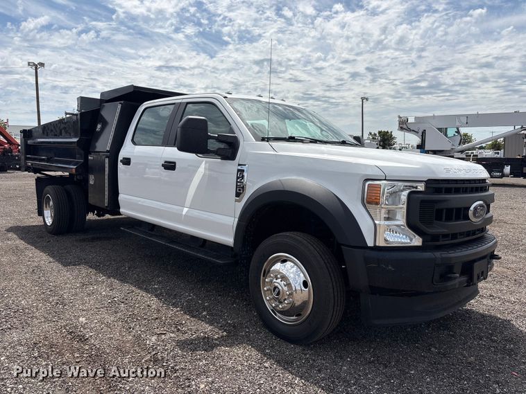 image for item EG9037 2020 Ford F450 Super DUty Crew Cab dump truck