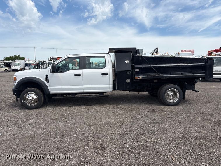 image for item EG9037 2020 Ford F450 Super DUty Crew Cab dump truck
