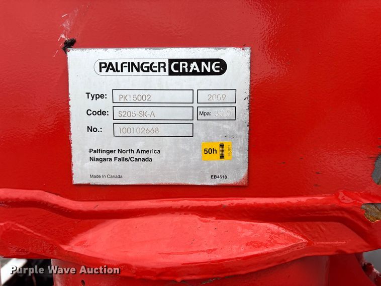 image for item EG9041 2009 International  WorkStar 7500 Crew Cab crane truck