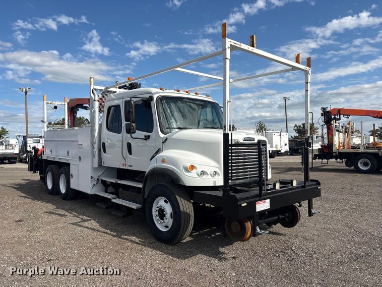 image for item EG9069 2012 Freightliner Business Class M2 Crew Cab crane truck