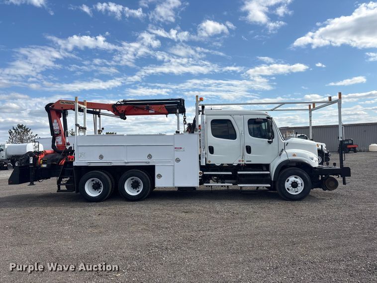 image for item EG9069 2012 Freightliner Business Class M2 Crew Cab crane truck