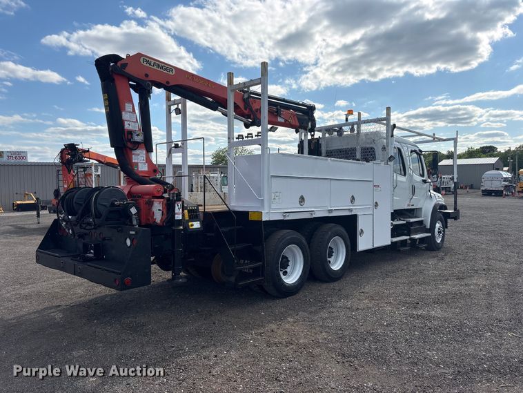 image for item EG9069 2012 Freightliner Business Class M2 Crew Cab crane truck