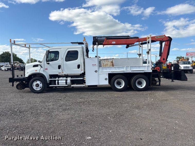 image for item EG9069 2012 Freightliner Business Class M2 Crew Cab crane truck