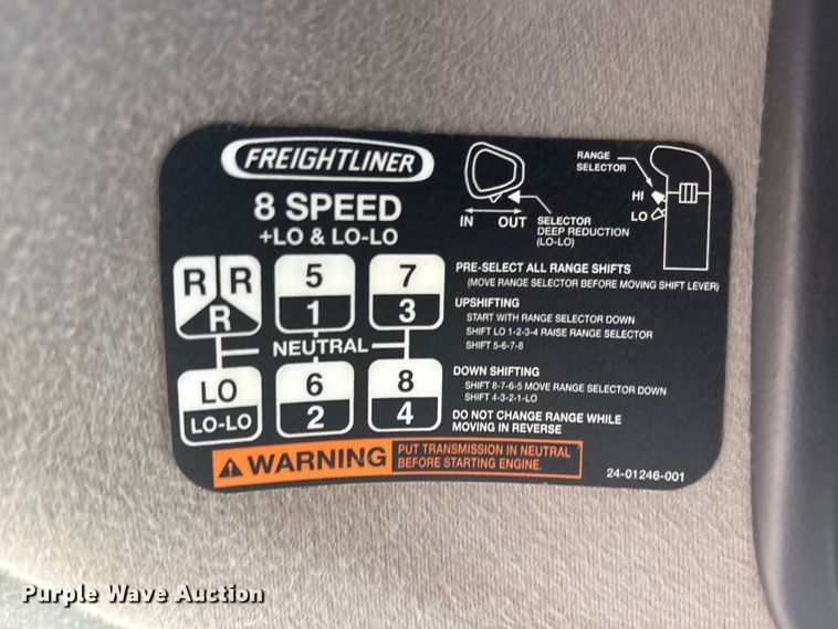 image for item EG9069 2012 Freightliner Business Class M2 Crew Cab crane truck