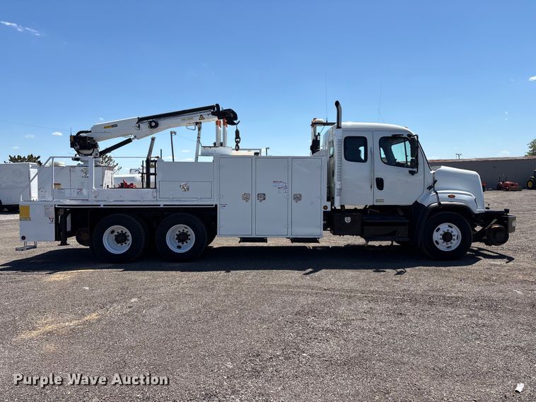 image for item EG9074 2013 Freightliner 108SD Ext. Cab crane truck