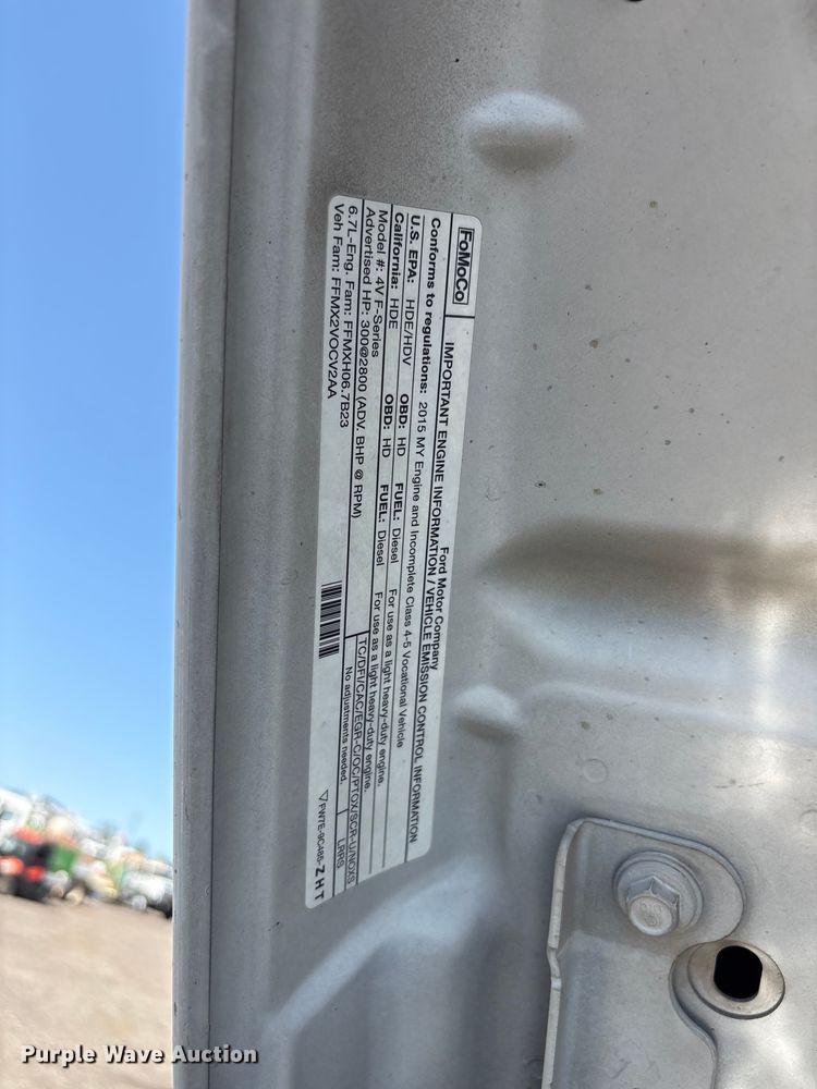 image for item EG9082 2015 Ford F550 Super Duty Crew Cab utility / service truck