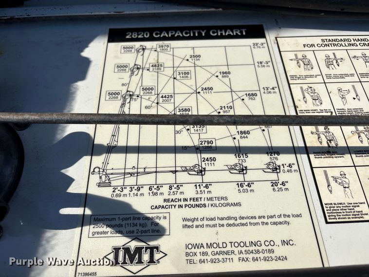 image for item EG9085 2017 Freightliner 108SD crane truck