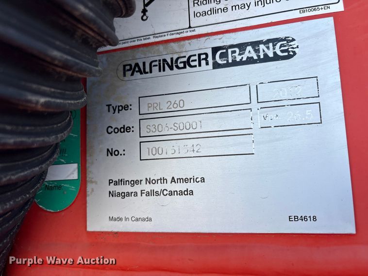 image for item EG9093 2013 Freightliner Business Class M2 crane truck