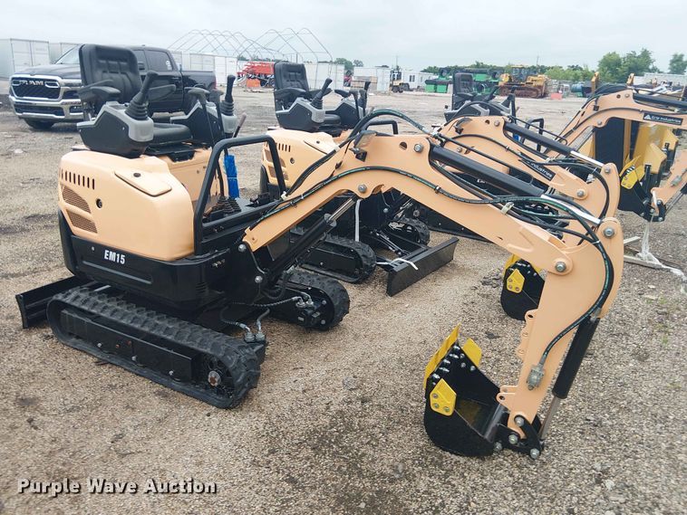 image for item EH4097 2024 Erie Industries EM15 mini excavator